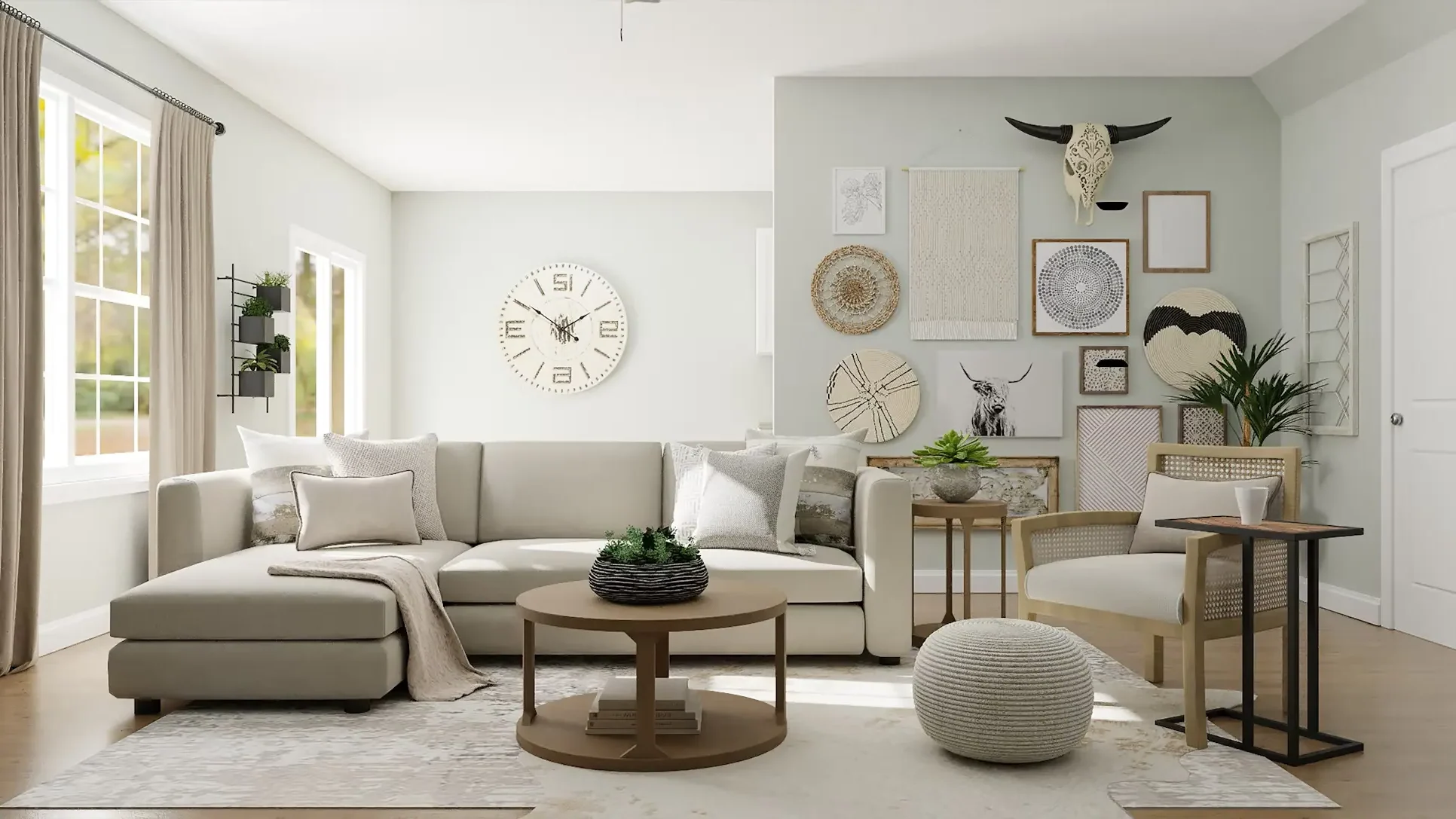 Beautifully designed living room